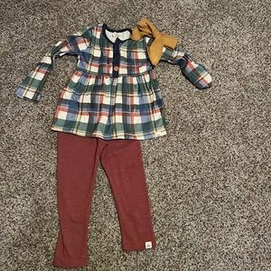 Little girls polar Express Christmas outfit